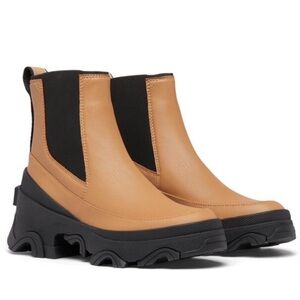 Sorel Brex Women's Tawny Buff and Black Ankle Boots